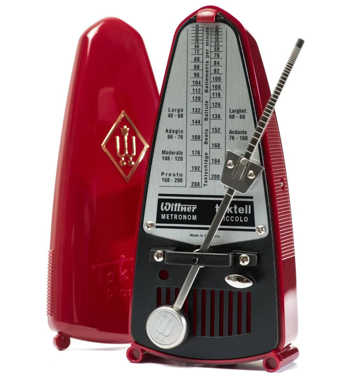 Wittner Taktell Piccolo Plastic Case Metronome - Ruby #834