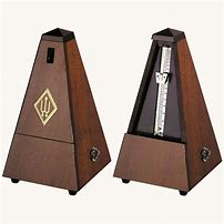 Maelzel Wittner Pyramid  Plastic Metronome - Walnut Grain #845131