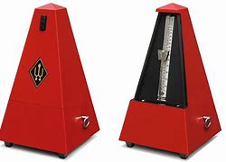 Maelzel Wittner Pyramid  Plastic Metronome - Dark Red #845201