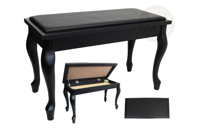 ACE 20 2F FRAME TOP 'F Legs' (Curved) Satin Ebony