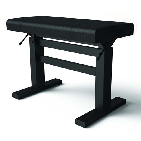 ADAGIO EBONY - 25" Heavy Duty Pneumatic Piano Bench