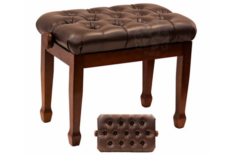 INFINITY ADJUSTABLE Satin Walnut IG - 24" Premium Bench with Extra padded Top