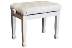 INFINITY ADJUSTABLE Polished White IG - 24" Premium Bench with Extra padded Top