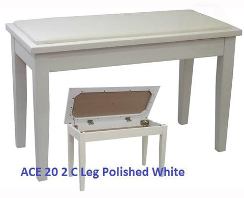 ACE 20 2C FRAME TOP 'C Legs' (Square Tapered) Polished White