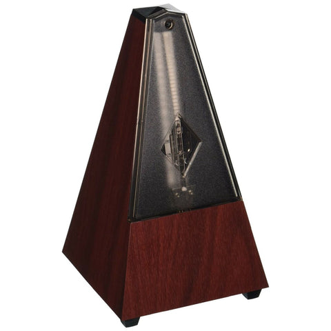 Maelzel Wittner Pyramid Metronome(Plastic Casing w/clear front cover)Mahogany High Gloss #802K
