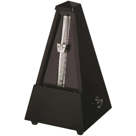 Wittner Pyramid Wooden Metronome -  Ebony High Gloss without Bell  #806