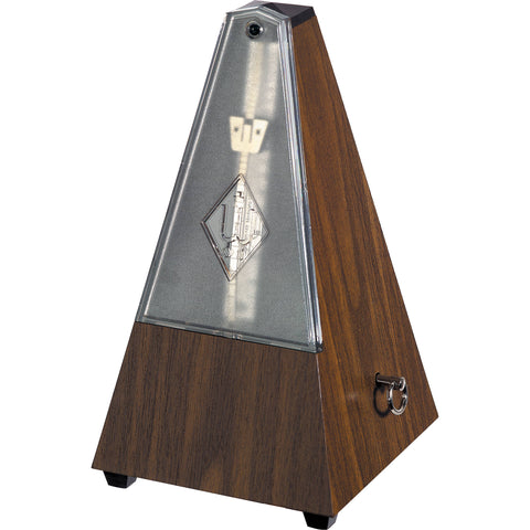 Maelzel Wittner Pyramid Metronome(Plastic Casing w/clear front cover)Walnut Grain #804K