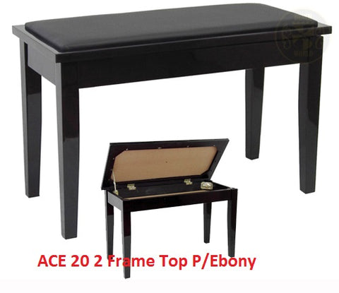 ACE 20 2C FRAME TOP 'C Legs' (Square Tapered) Polished Ebony