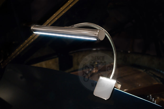 GRAND PIANO LED LAMP - CHROME